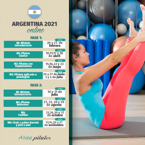 Curso Argentina Online 2021 Curso pilates online 2021