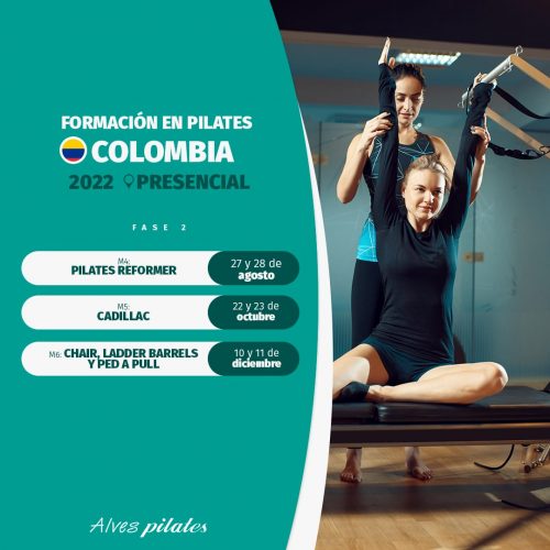 Curso pilates colombia fase 2 de 2022 Curso pilates colombia aparatos 2022