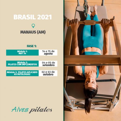 curso pilates manaus 2o semestre de 2021 Curso de pilates Manaus