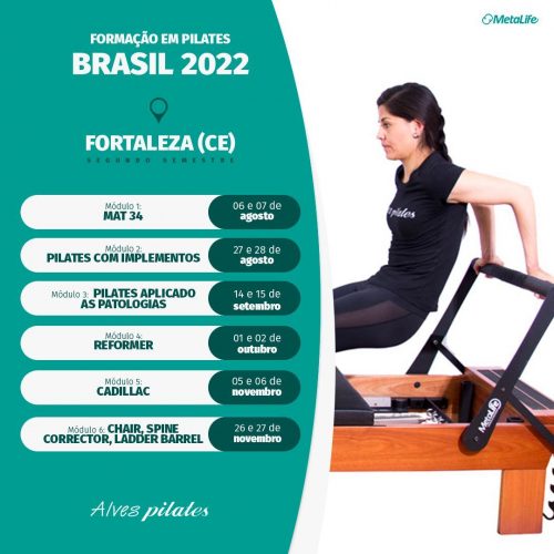 Curso formação em pilates Fortaleza Formação em pilates Fortaleza