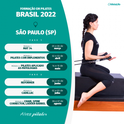 Curso pilates São Paulo Curso de pilates São Paulo