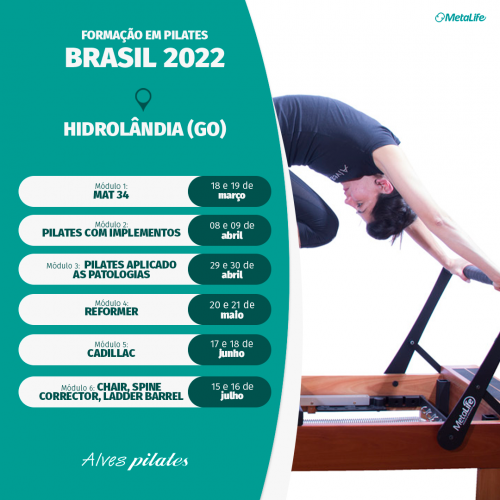 Curso pilates Hidrolândia Curso pilates Hidrolândia