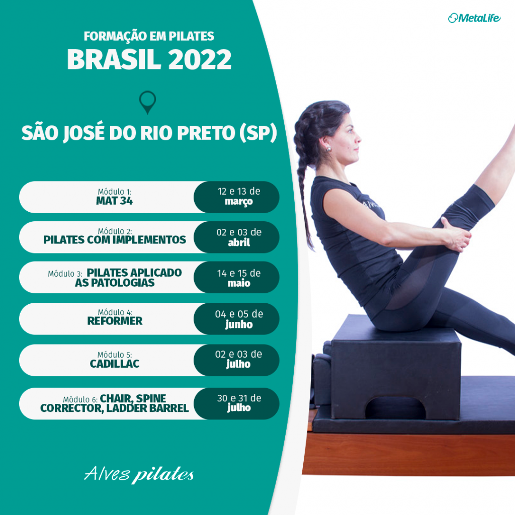 Curso pilates São José do Rio Preto