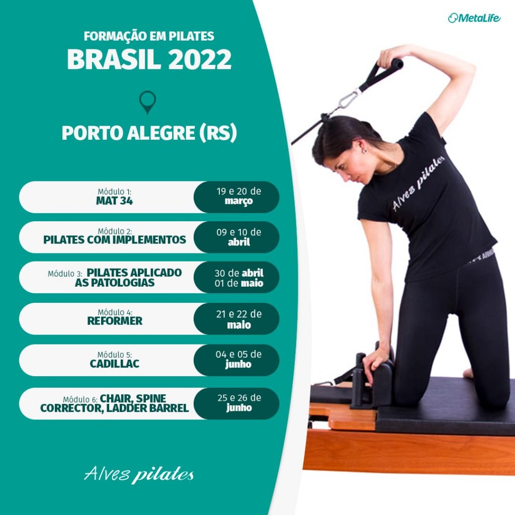 Curso pilates Porto Alegre